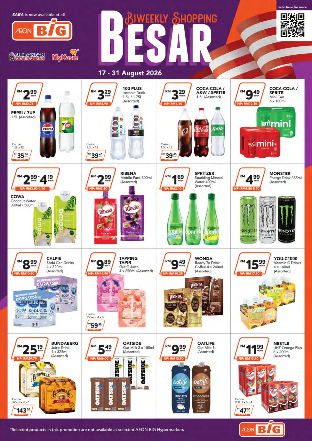 AEON BiG Biweekly Shopping Besar Promotion | Aug 17-31 2026 page 4