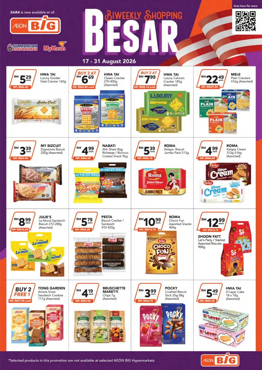 AEON BiG Biweekly Shopping Besar Promotion | Aug 17-31 2026 page 8