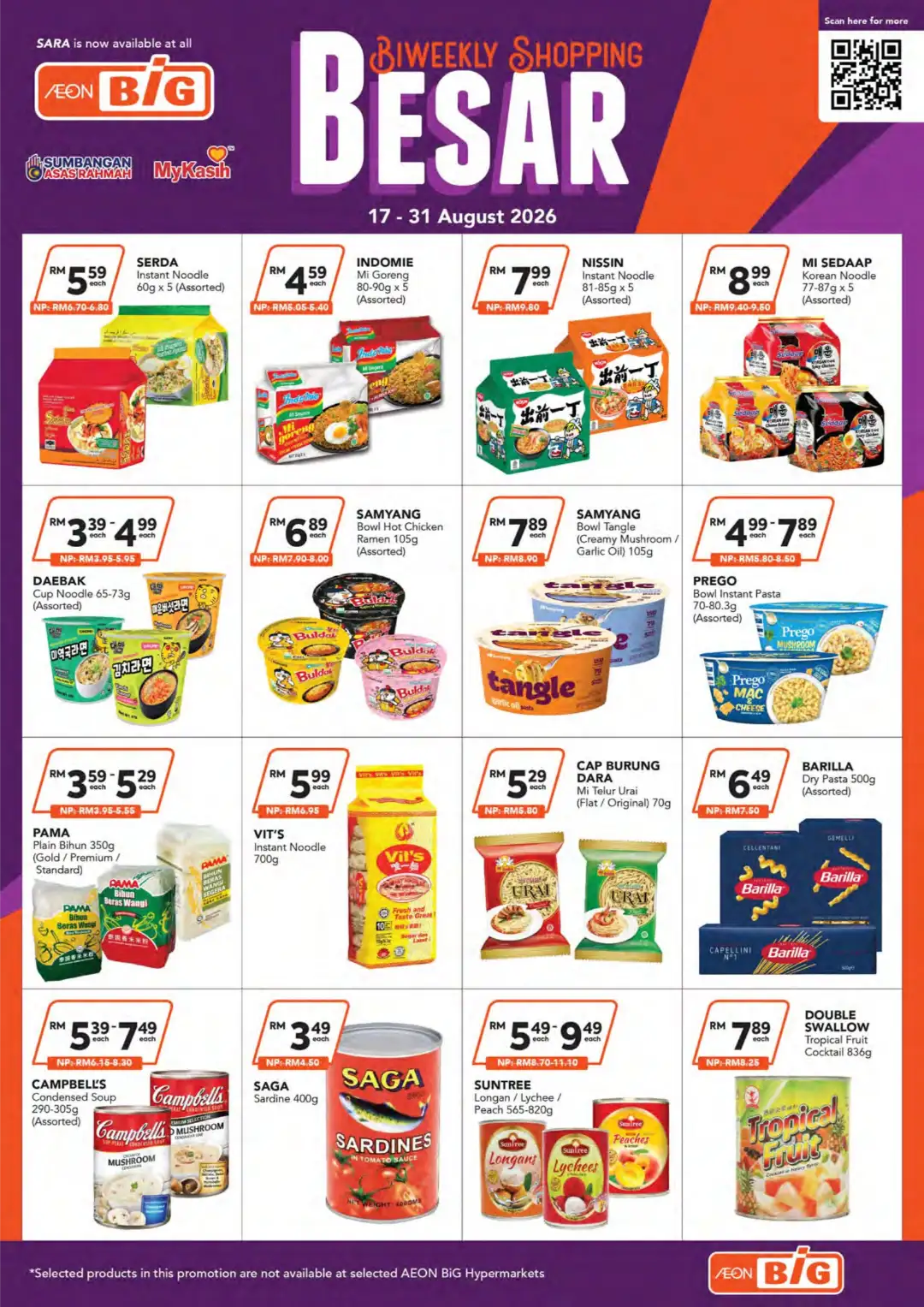 AEON BiG Biweekly Shopping Besar Promotion | Aug 17-31 2026 page 10
