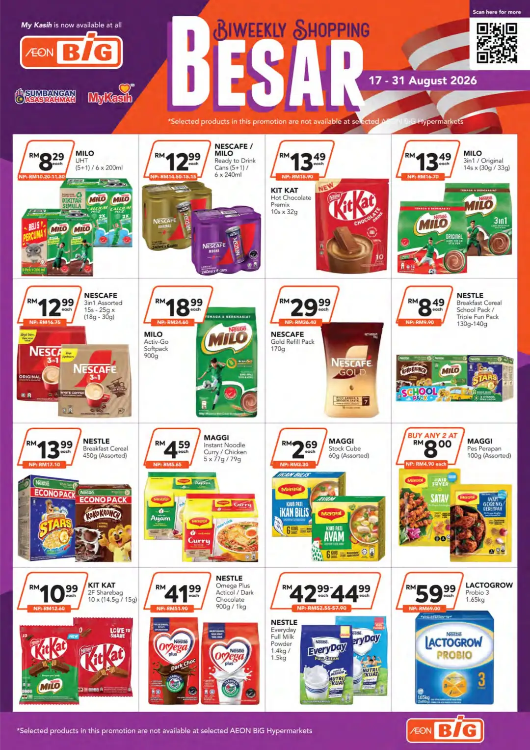 AEON BiG Biweekly Shopping Besar Promotion | Aug 17-31 2026 page 14