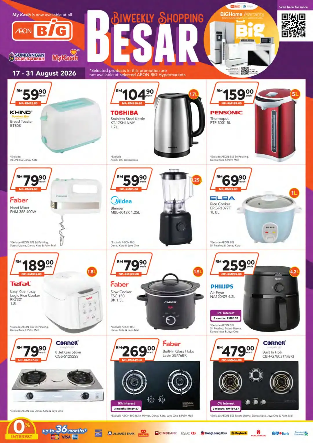 AEON BiG Biweekly Shopping Besar Promotion | Aug 17-31 2026 page 20