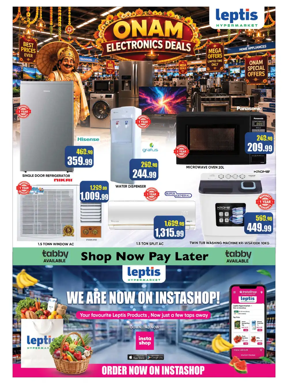 Leptis Hypermarket Ras Al Khaimah Offers | Onam Flyer page 15
