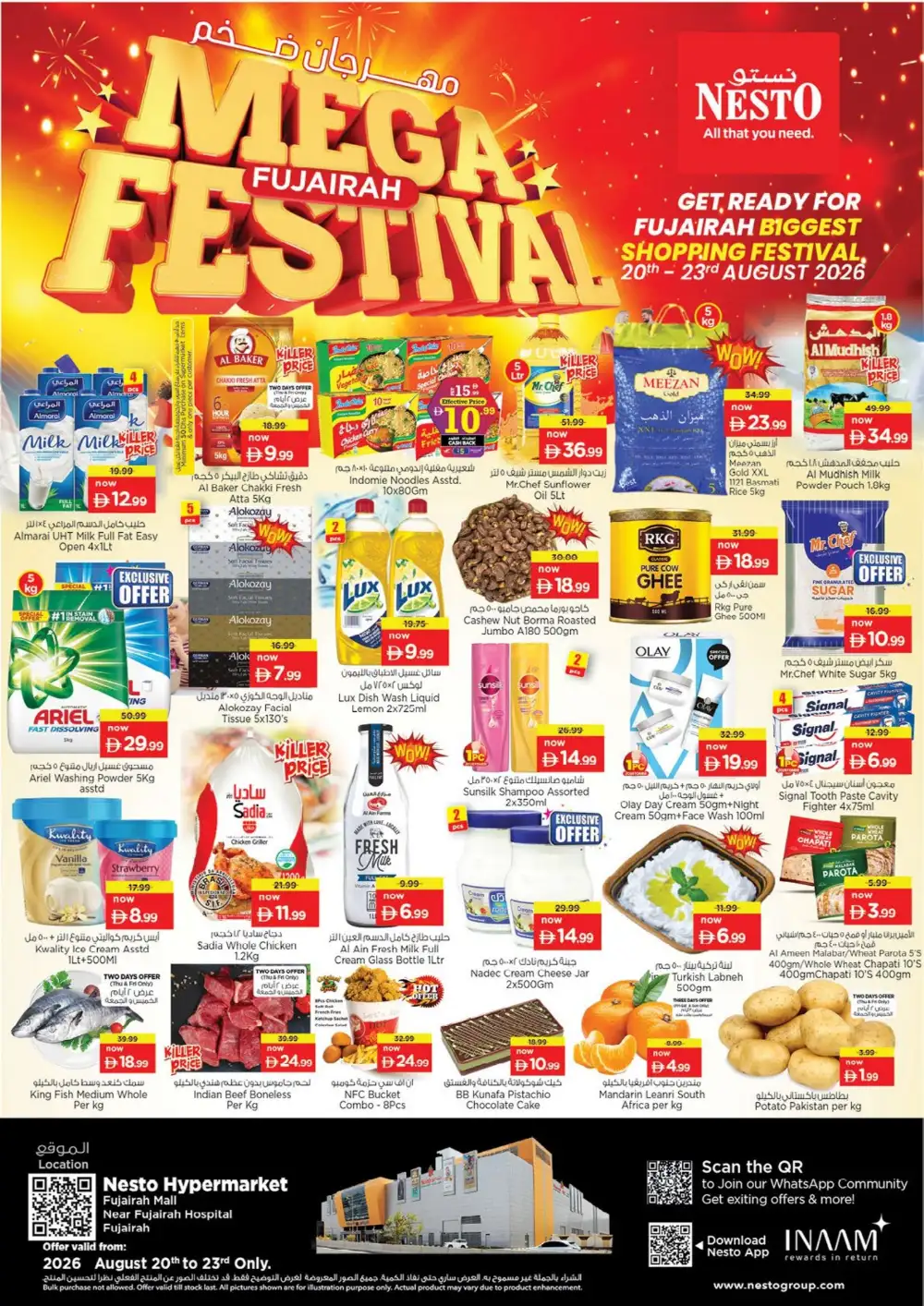 Nesto Fujairah Offers Today | Mega Festival Deals page 1