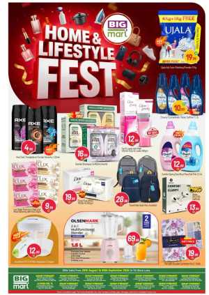 Big Mart Abu Dhabi Offers Today | Home & Lifestyle Fest flyer cover