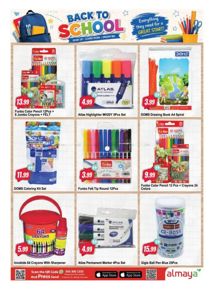 Al Maya Supermarket Back to School Offers | Flyer page 8