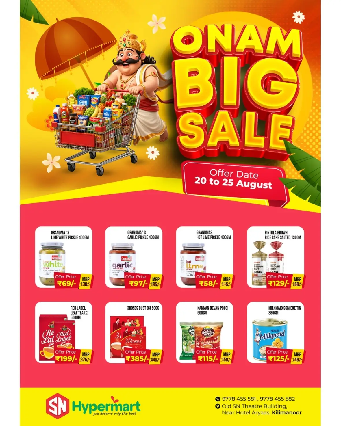 SN Hypermart Kilimanoor Offers Today | Latest Deals page 1