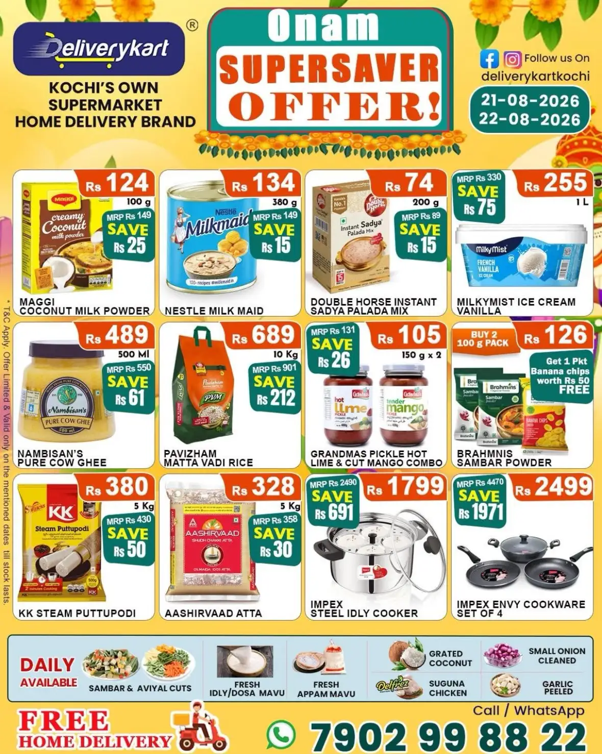 Deliverykart Kochi Onam Offers | Super Saver Deals page 1
