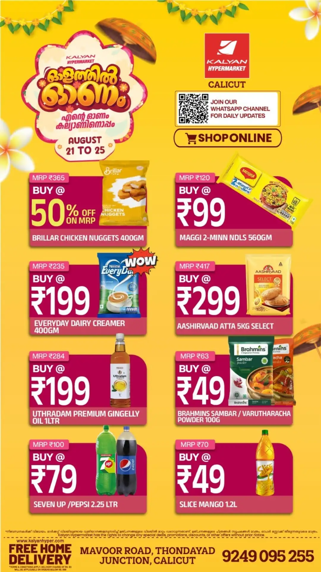 Kalyan Hypermarket Calicut Offers Today | Onam Deals page 9