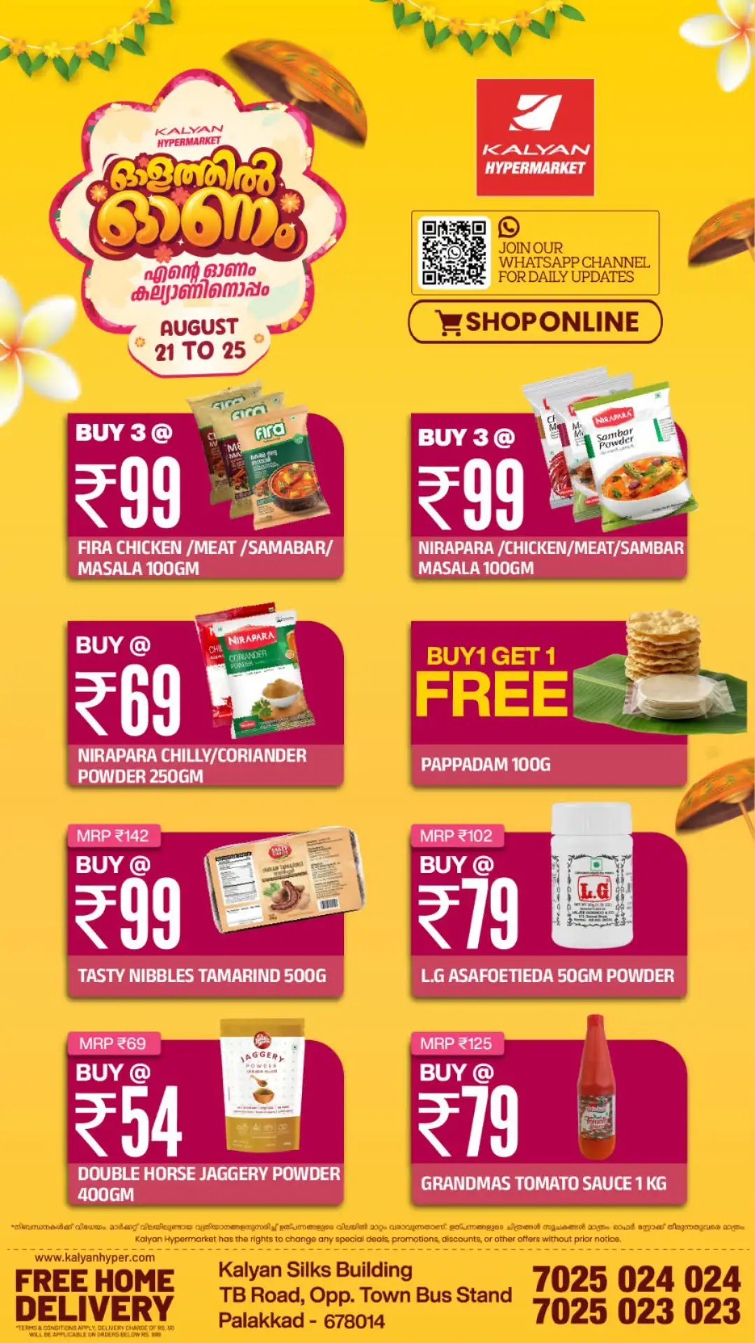 Kalyan Hypermarket Palakkad Offers Today | Onam Deals page 11