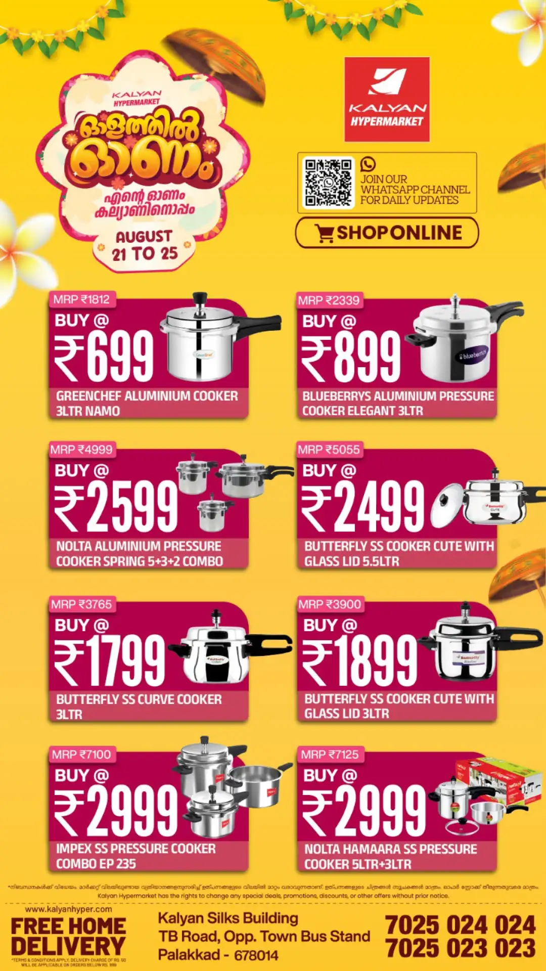 Kalyan Hypermarket Palakkad Offers Today | Onam Deals page 16