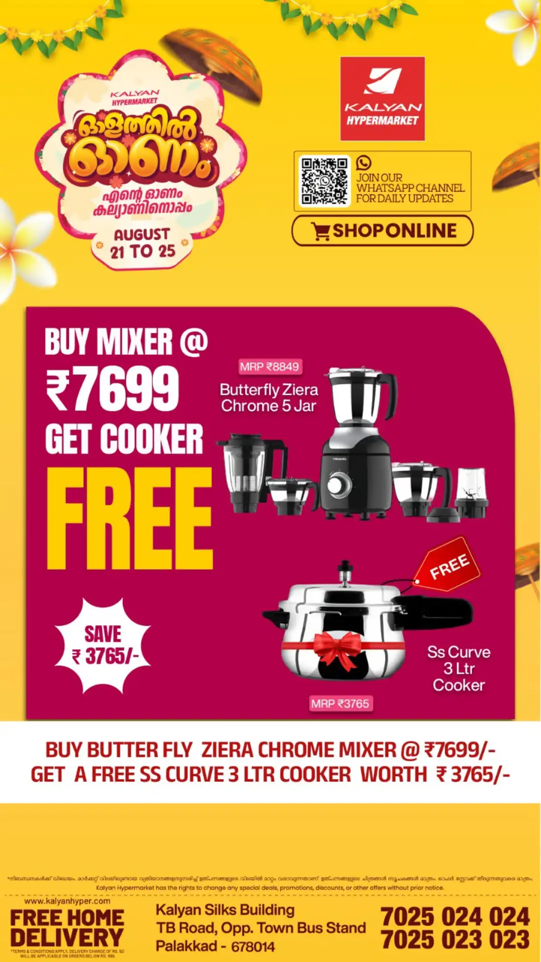Kalyan Hypermarket Palakkad Offers Today | Onam Deals page 20