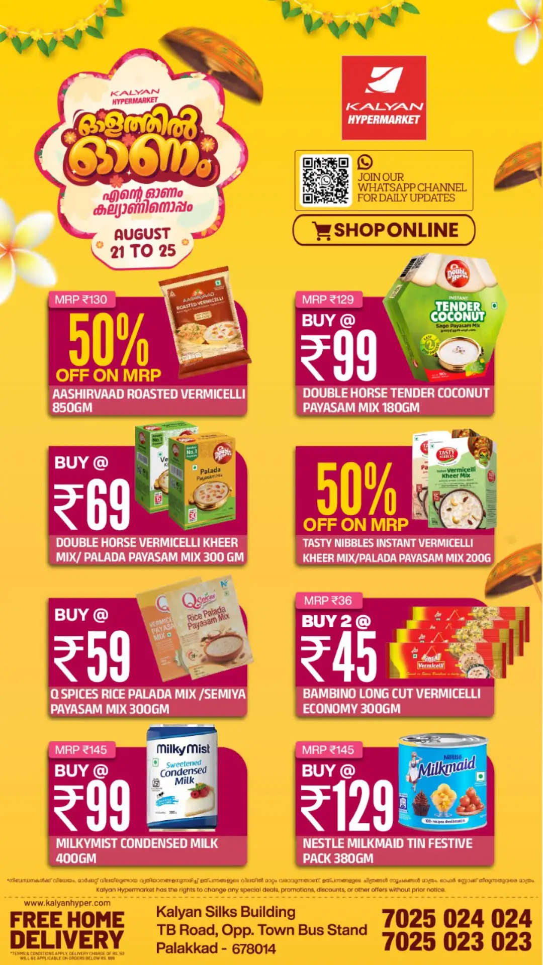 Kalyan Hypermarket Palakkad Offers Today | Onam Deals page 7