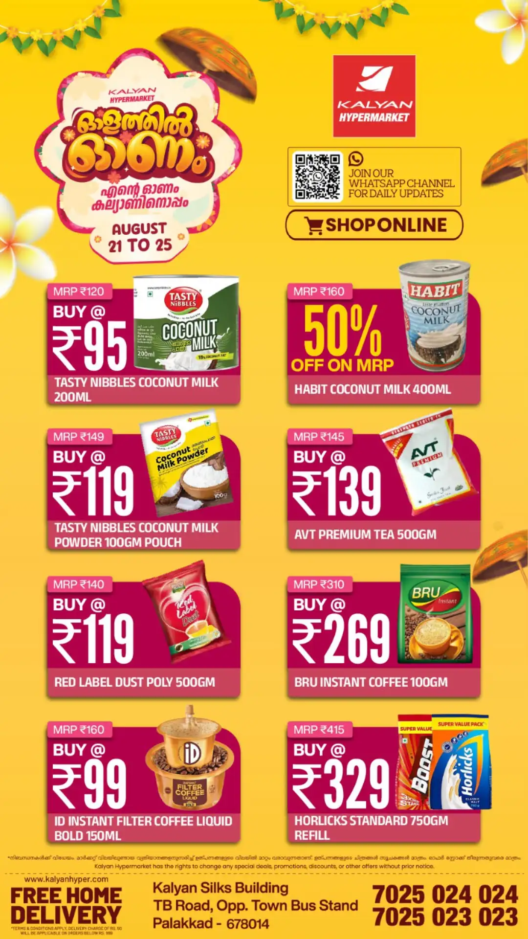Kalyan Hypermarket Palakkad Offers Today | Onam Deals page 8