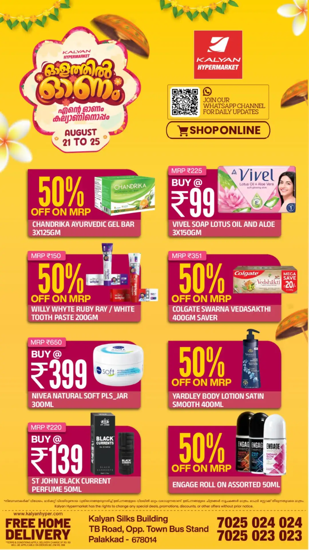 Kalyan Hypermarket Palakkad Offers Today | Onam Deals page 9