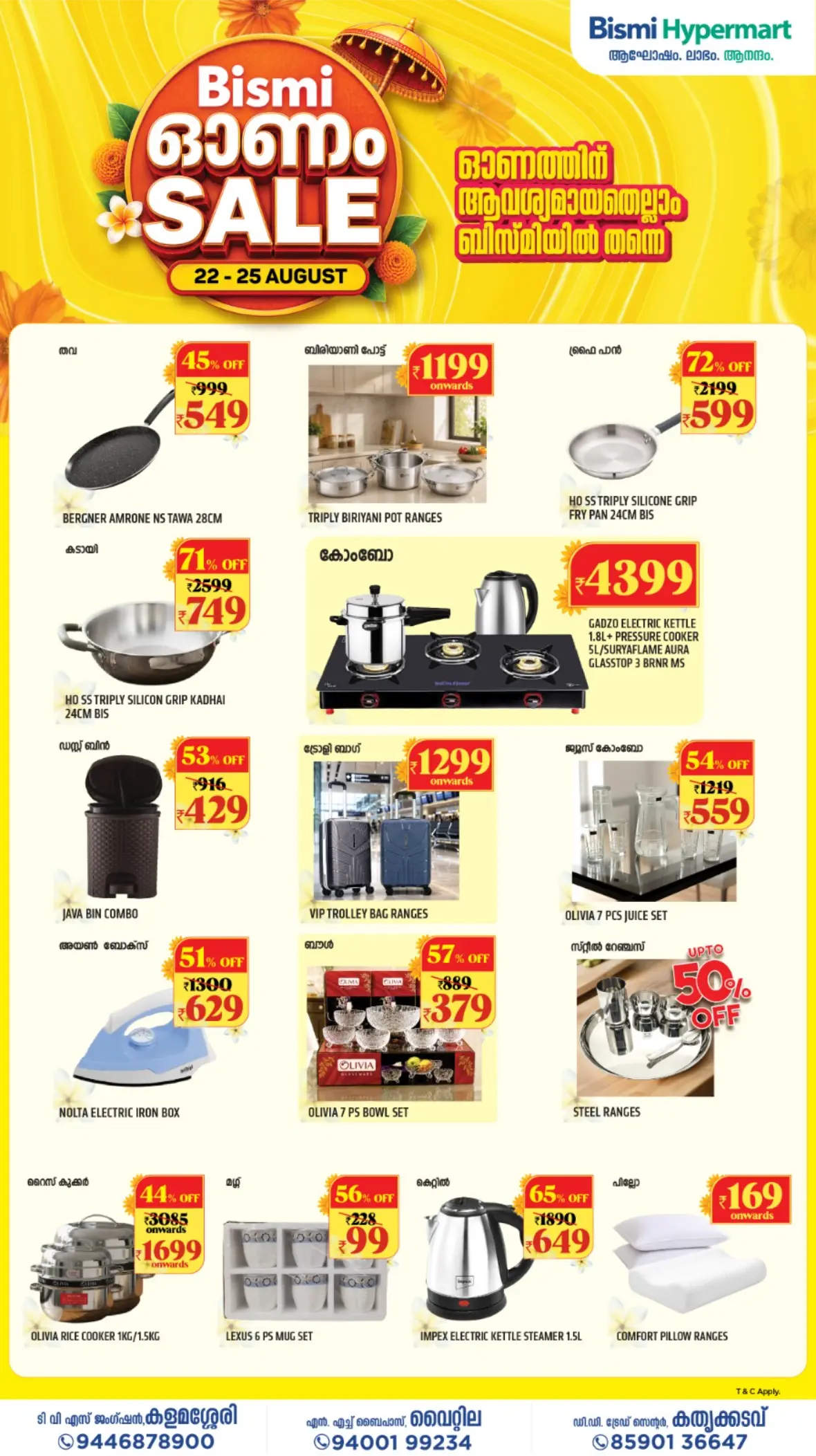 Bismi Hypermart Kochi Onam Sale | Home & Grocery Deals page 4