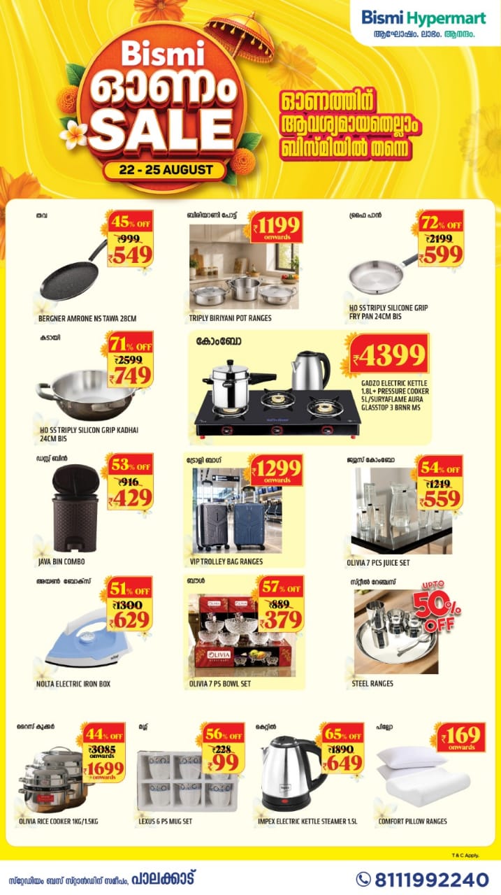 Bismi Hypermart Palakkad Onam Sale | Weekly Deals page 4
