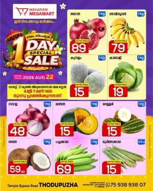 One day offer flyer cover