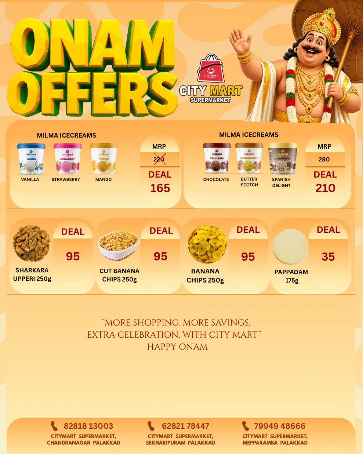City Mart Supermarket Palakkad Onam Offers | Deals page 5