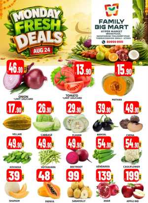 Monday fresh deal flyer cover