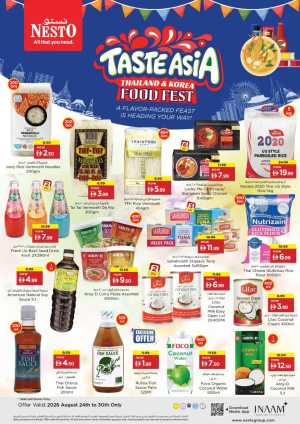 Nesto Taste Asia Offers Today | Latest Food Fest Deals flyer cover