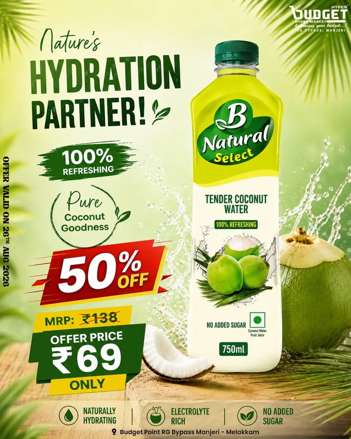 Budget Hyper Market Melakkam Manjeri Dry Fruits Dhamaka Offers page 4
