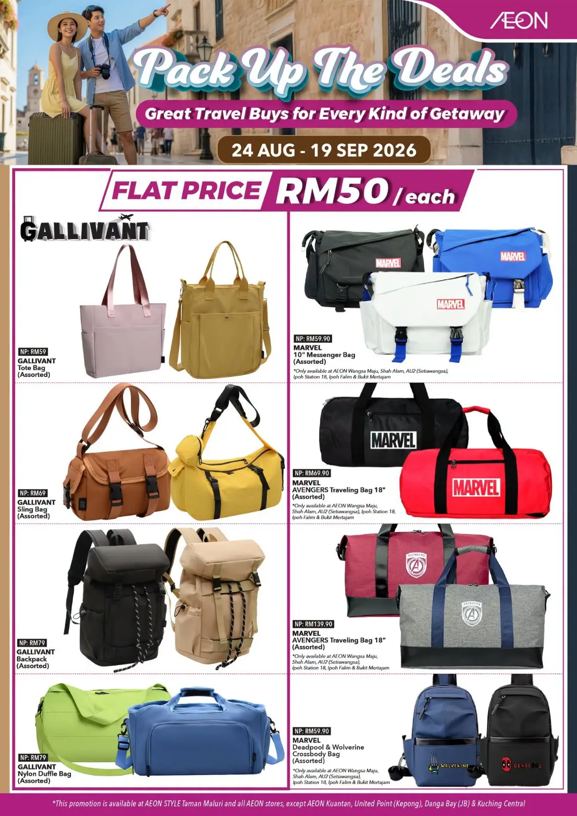 AEON Malaysia Pack Up The Deals | Travel Luggage Offers page 3