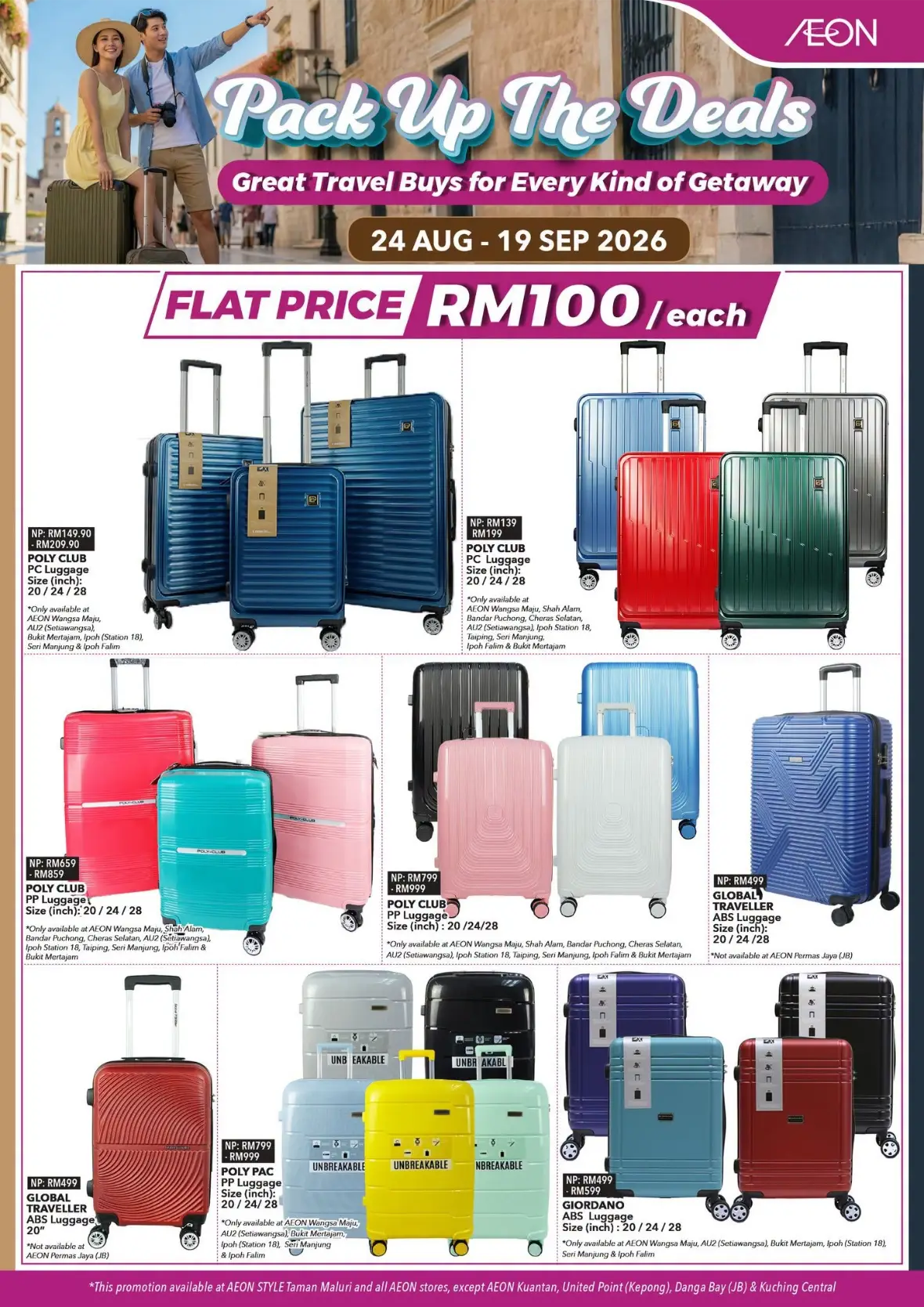 AEON Malaysia Pack Up The Deals | Travel Luggage Offers page 5
