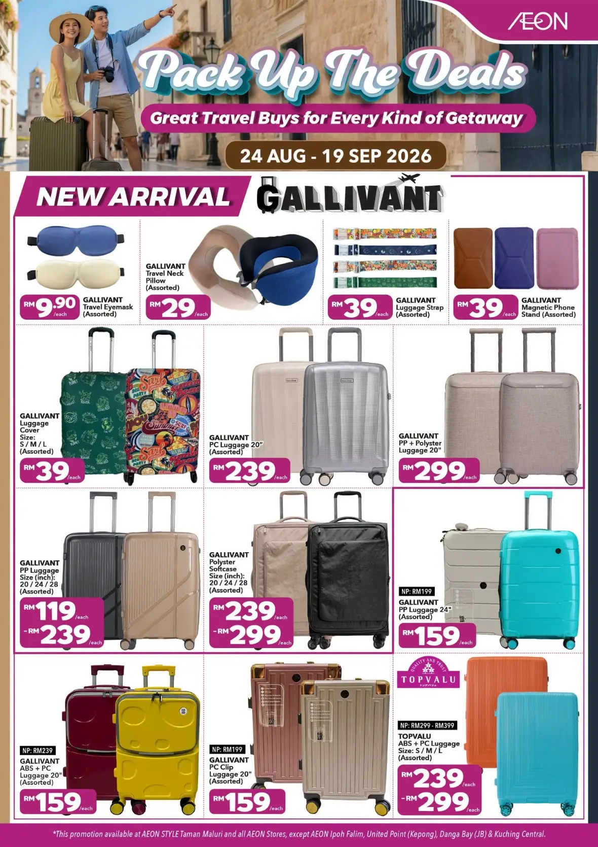 AEON Malaysia Pack Up The Deals | Travel Luggage Offers page 6