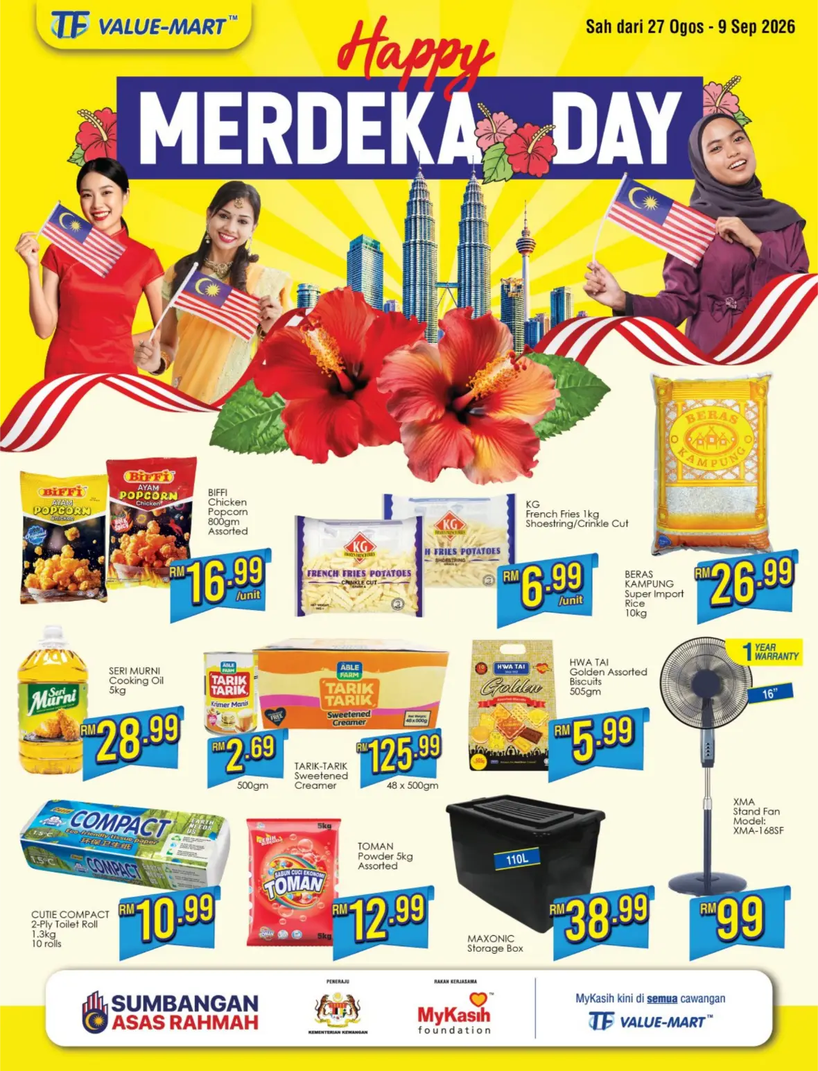 TF Value-Mart Merdeka Day Offers | Latest Grocery Deals page 1