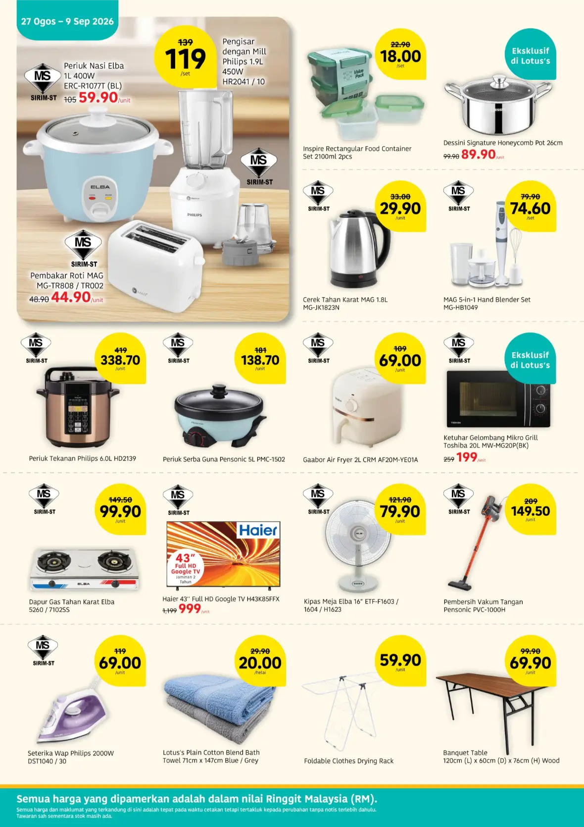 Lotus's Malaysia Lesgo Lokal Offers | Latest Grocery Deals page 12