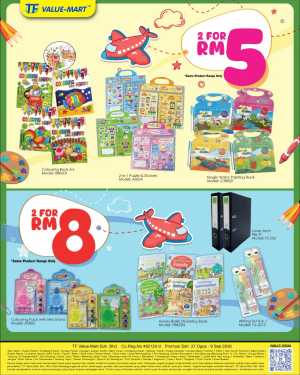 TF Value-Mart Holiday Stationery Offers | Catalogue Deals flyer cover