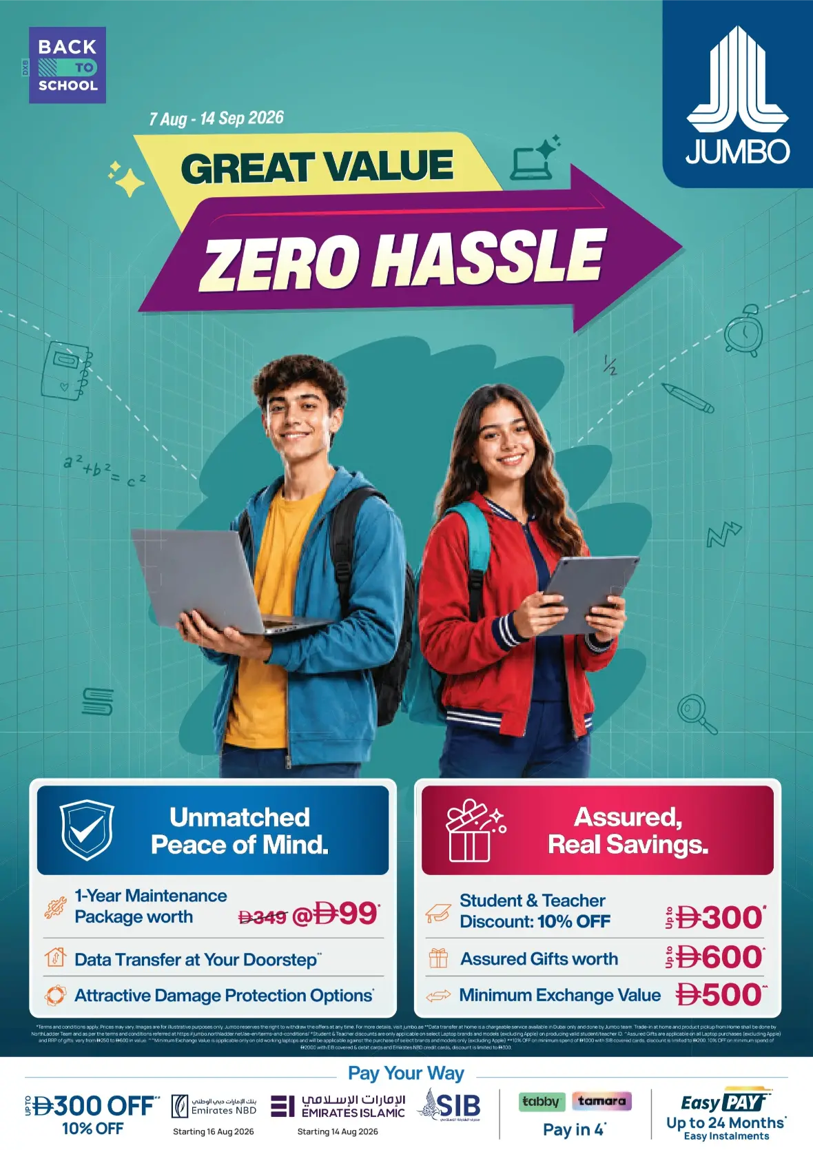 Jumbo UAE Back to School Offers & Deals page 1