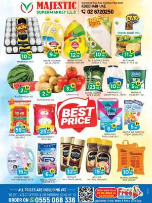 Majestic Supermarket Abu Dhabi | Best Price & Today Offers flyer cover