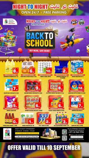 Night to Night Al Nahda | Today Offers & Latest Flyer flyer cover