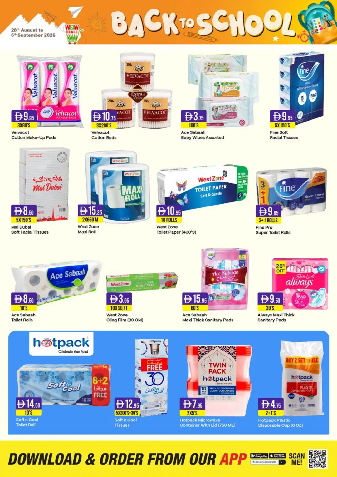 West Zone Supermarket | Back to School Offers & Deals page 22