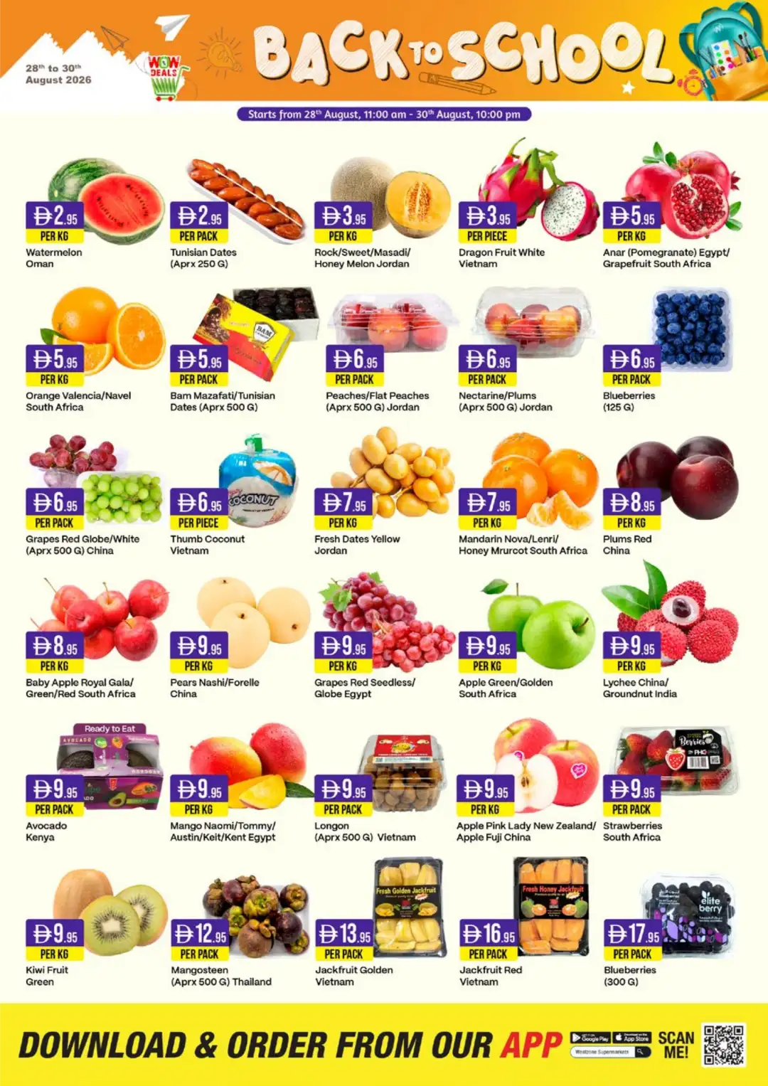 West Zone Supermarket | Back to School Offers & Deals page 24
