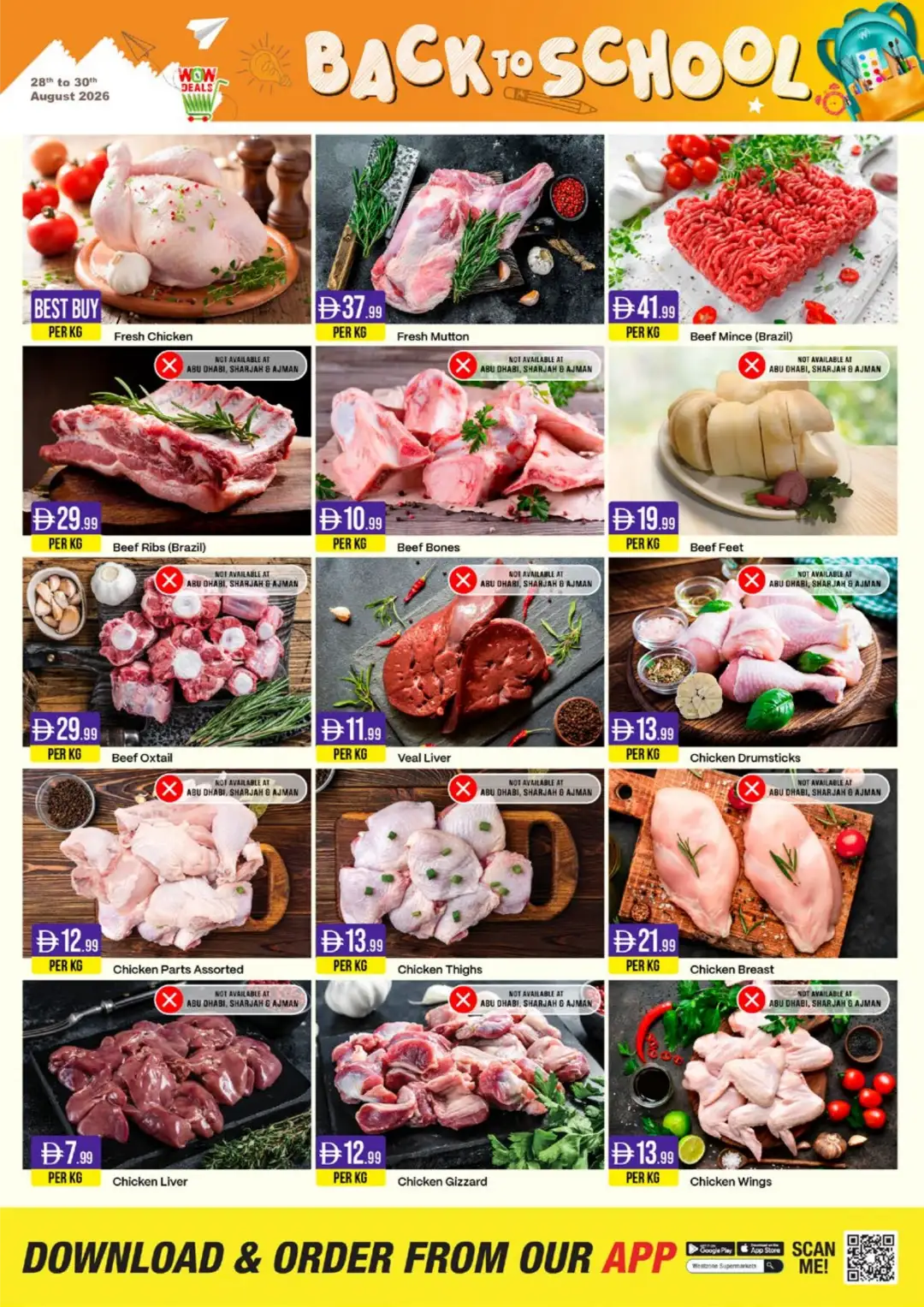 West Zone Supermarket | Back to School Offers & Deals page 28