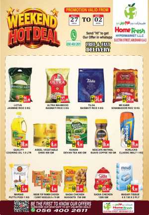 Home Fresh Hypermarket Electra Street Offers | Weekend Hot Deal flyer cover