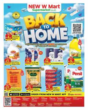 New W Mart Supermarket Offers | Back to Home Deals flyer cover