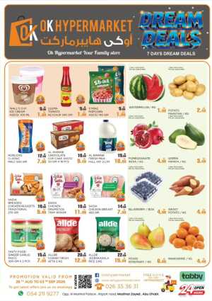 OK Hypermarket Abu Dhabi | Dream Deals & Offers flyer cover