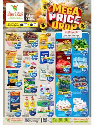 Mark & Save Barka | Mega Price Drop & Latest Deals flyer cover