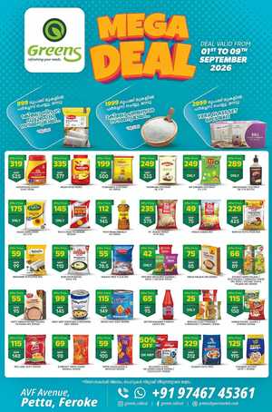 Mega Deals flyer cover