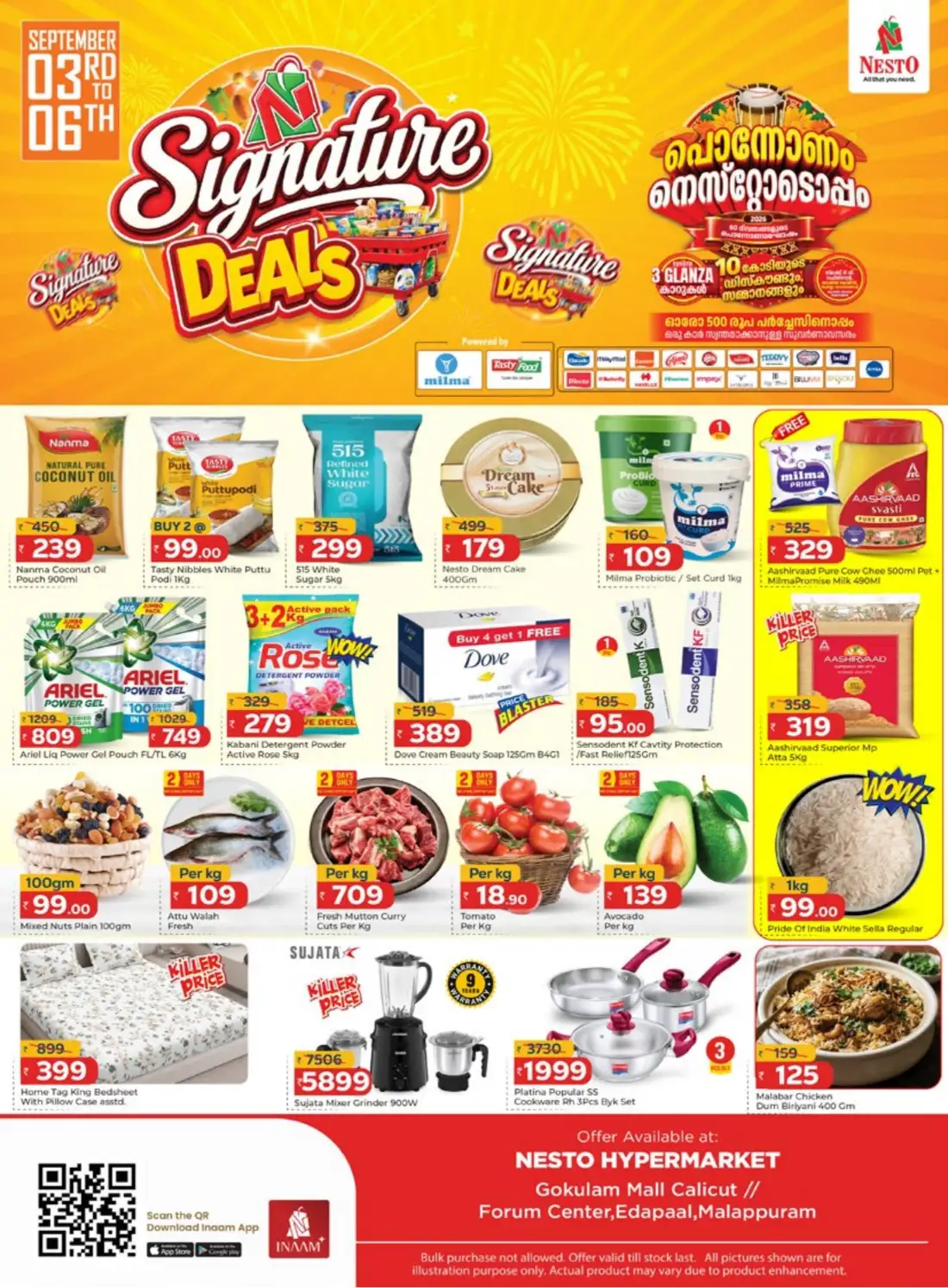 Nesto Gokulam Mall, Calicut Offers | Signature Deals page 1