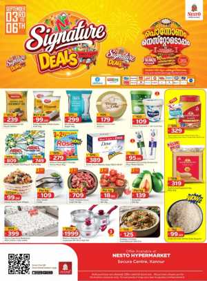 Nesto Kannur | Latest Offers & Signature Deals flyer cover