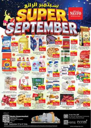 Nesto Fujairah | Super September Offers & Deals flyer cover