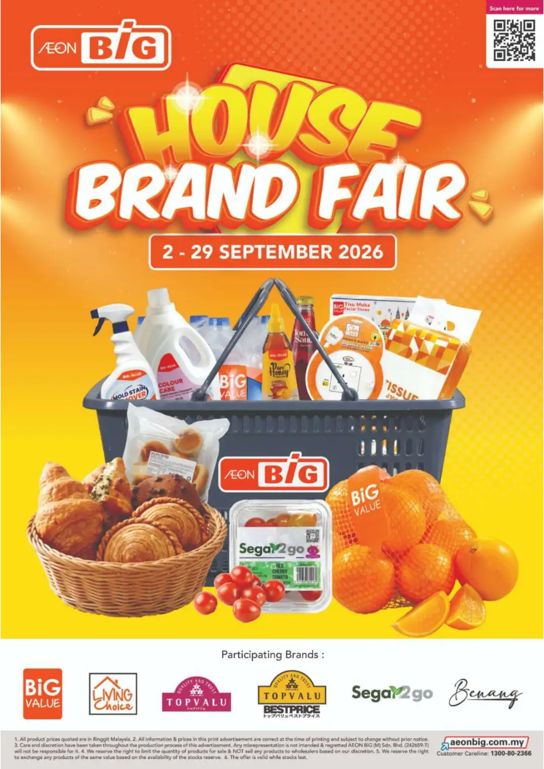 AEON BIG Home Brand Fair Offers page 1