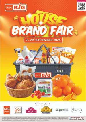 AEON BIG Home Brand Fair Offers flyer cover