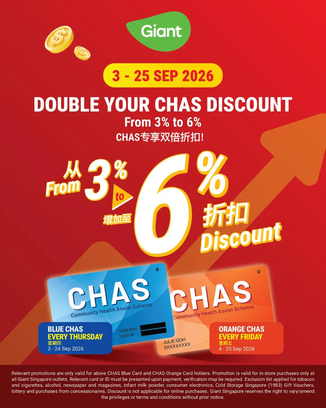 Giant Singapore CHAS Discount Offers page 1