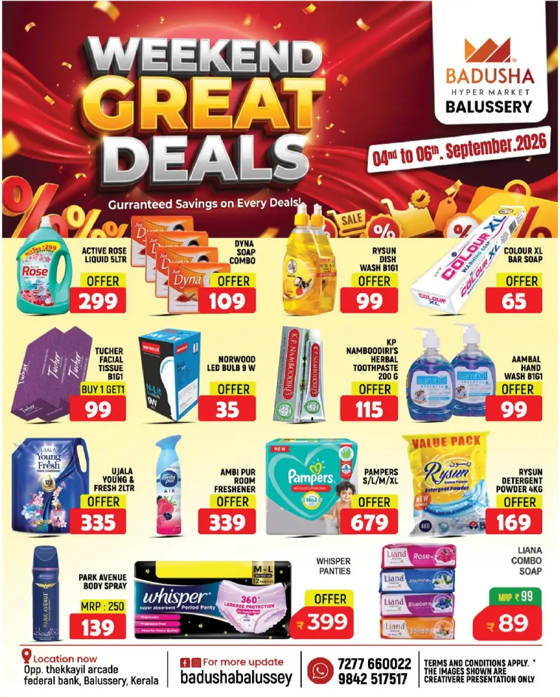 Badusha Hypermarket Balussery | Latest Offers & Deals page 5