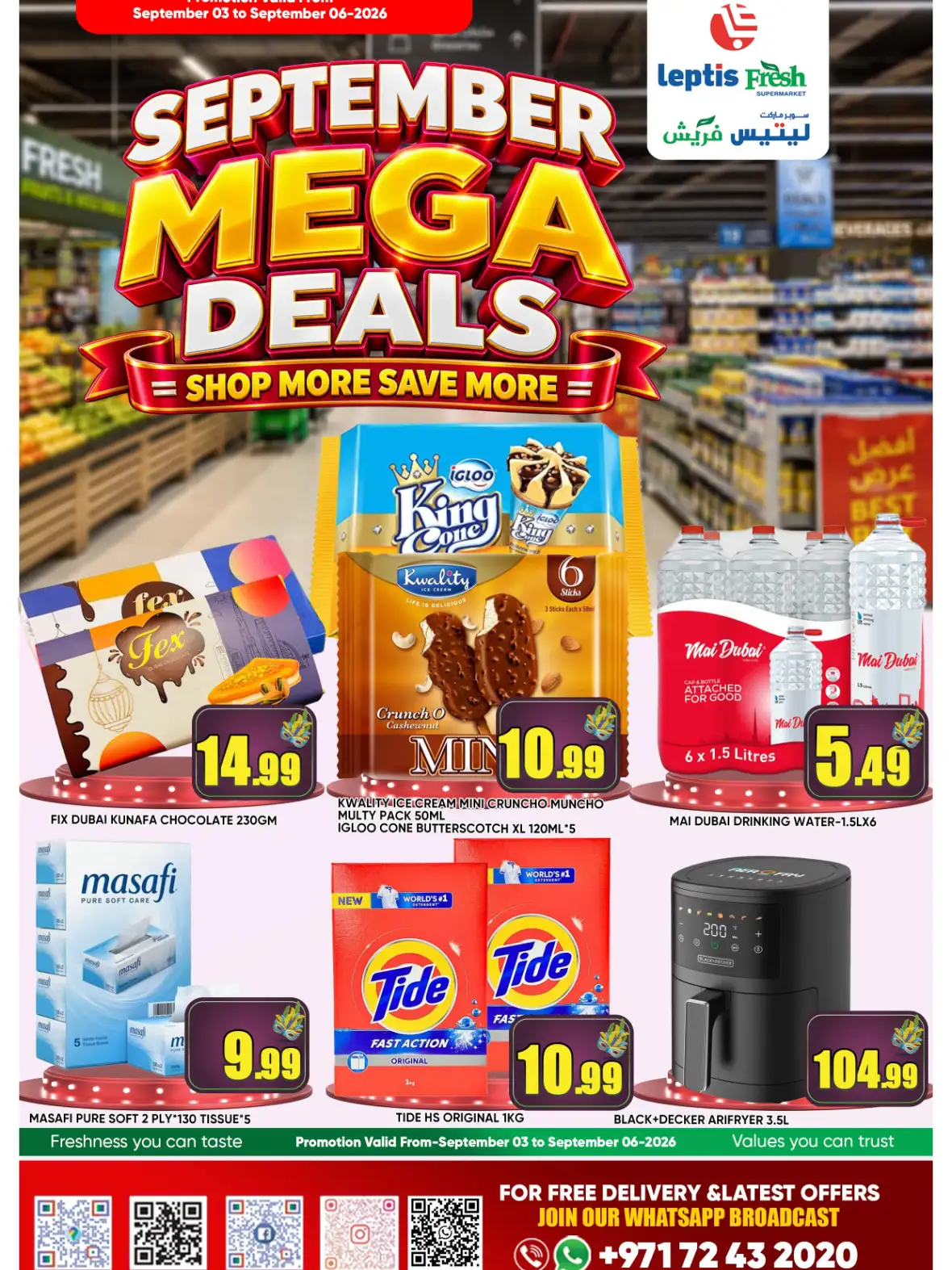 Leptis Fresh September Mega Deals page 1